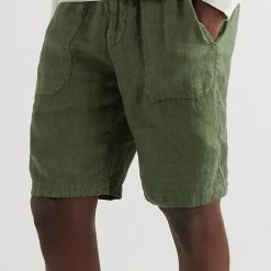 Macymars™ Men's Linen Straight Shorts