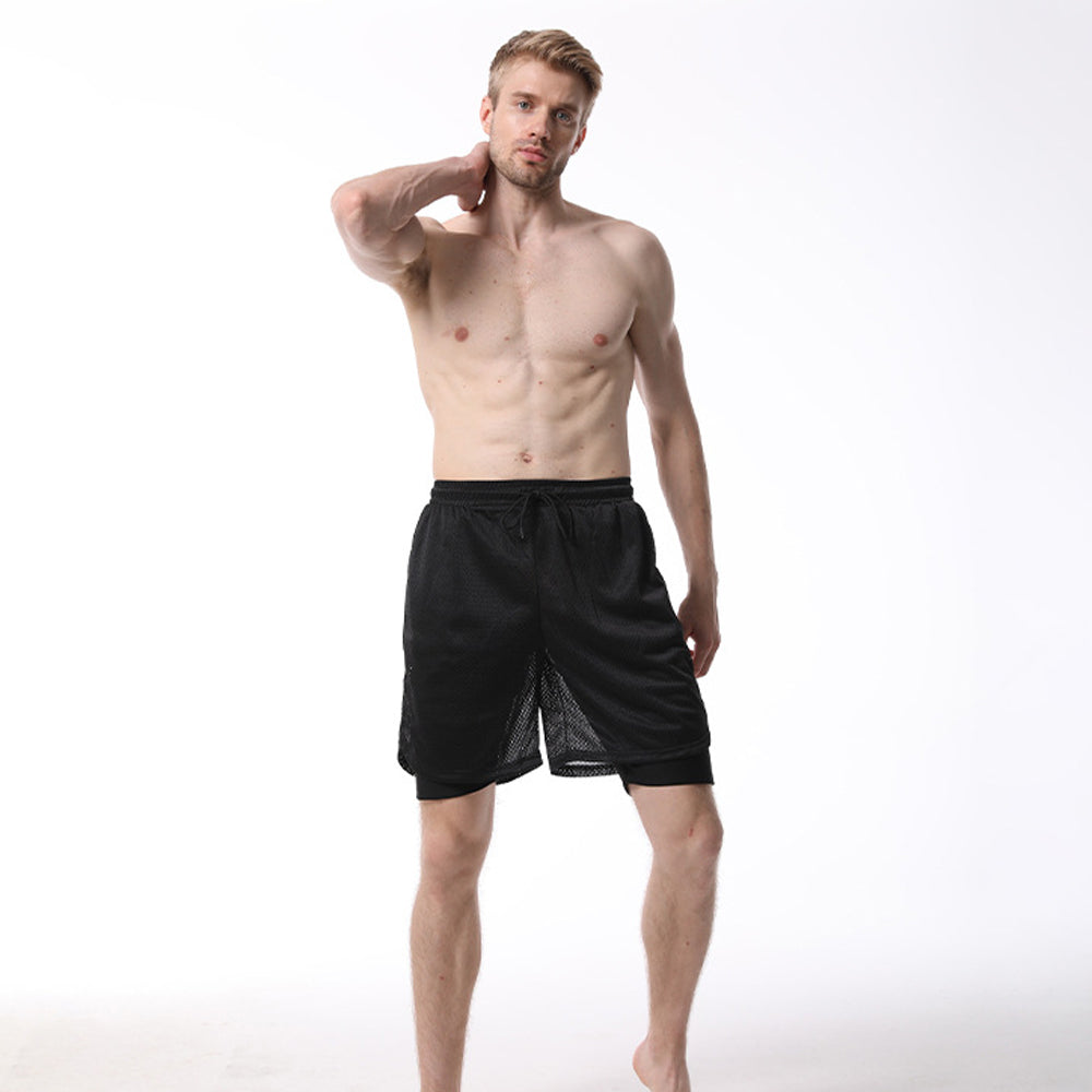 Macymars™ Men's double-layer sweat shorts